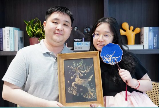 深圳月子中心孕期活动|体验非遗烧箔画