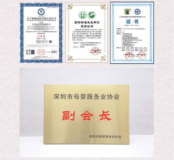 深圳月子中心荣获“品牌影响力企业”“优秀会员企业”两大奖项8